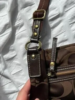 Large Monogram Coach Coach | Bags | Authentic Coach Monogram Large C Crossbody Purse | Poshmark